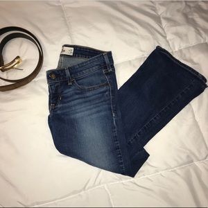 Hollister dark denim small flare jeans size 3S